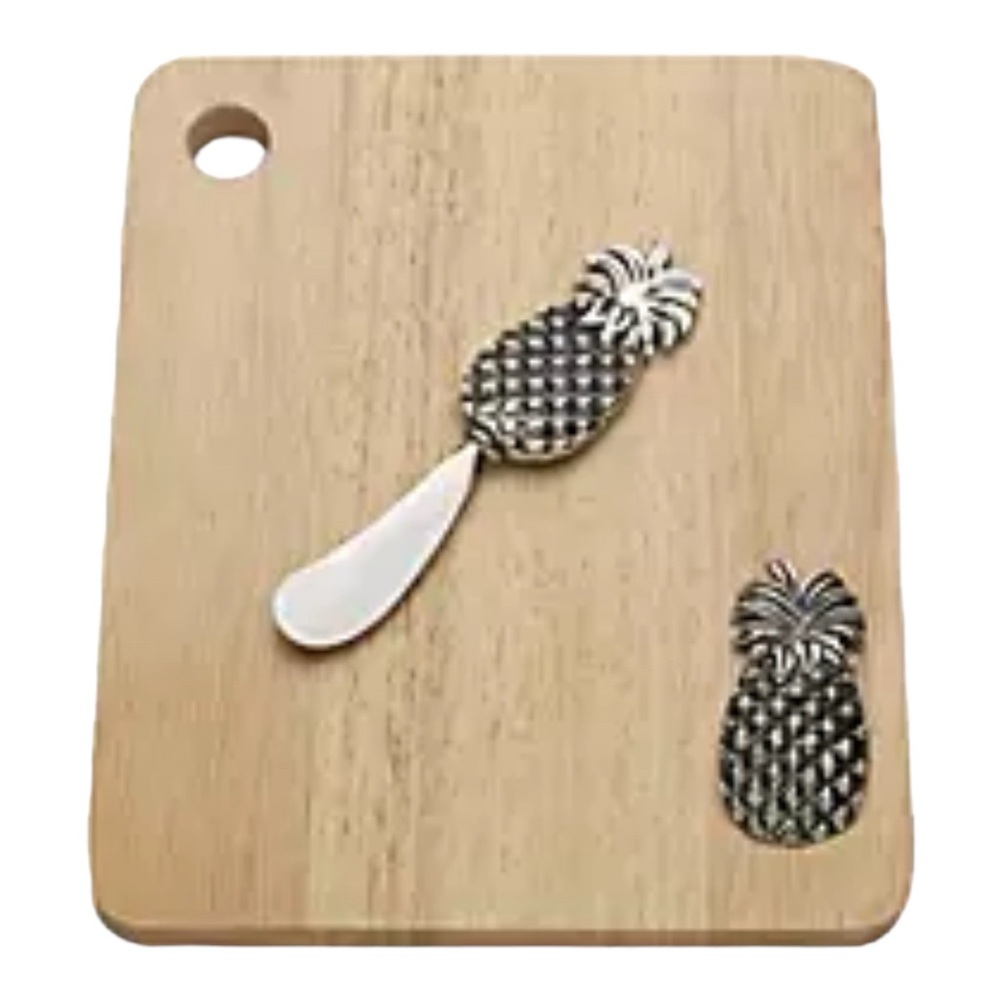 Bombay 2-Piece Cutting Board and Cheese Spreader set